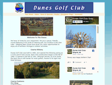 Tablet Screenshot of dunesgolf.com